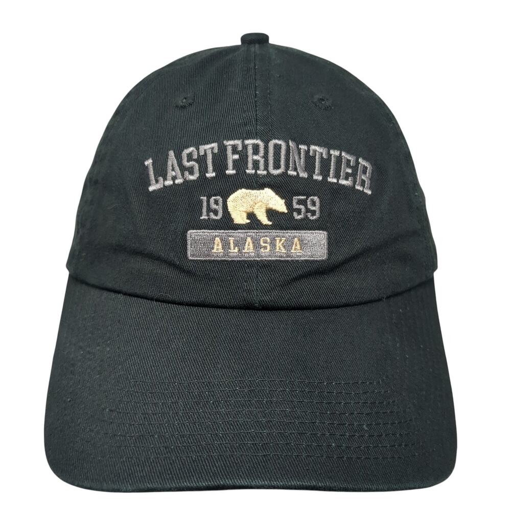 Last Frontier 1959 Alaska Slideback Baseball Cap Black OS Fahrenheit Headwear